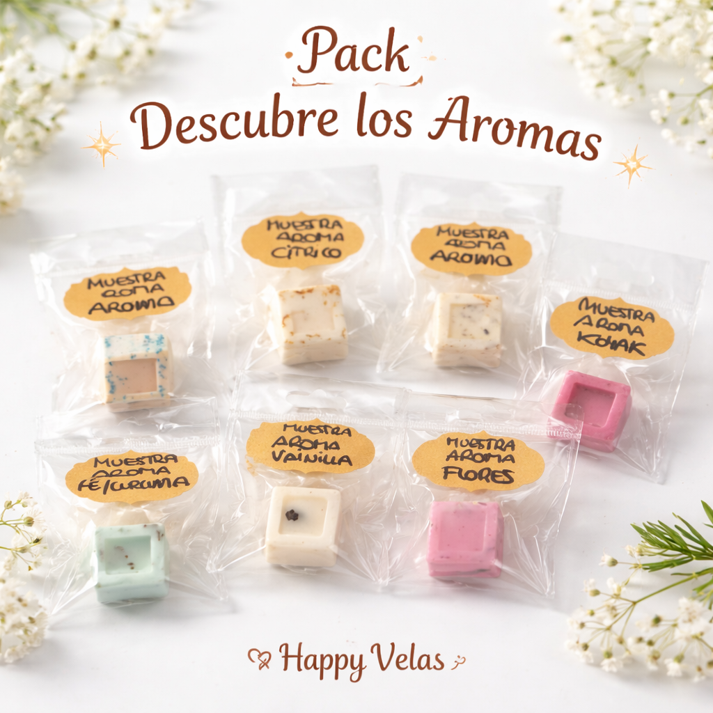Kit de Muestras Aromáticas – Happy Velas