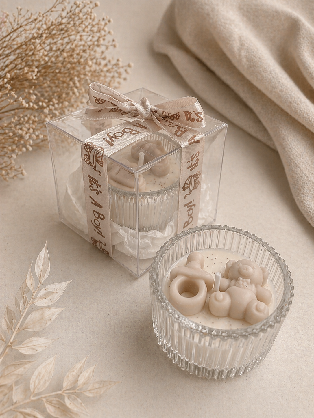 Mini Vela “Bienvenida Vida” – Regalo para Mamás Primerizas y Baby Shower