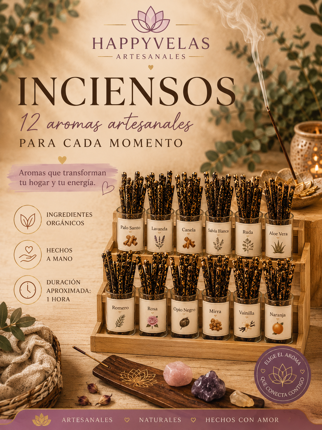 🌿    Inciensos a Granel - Crea tu mix desde 2€ 🌿