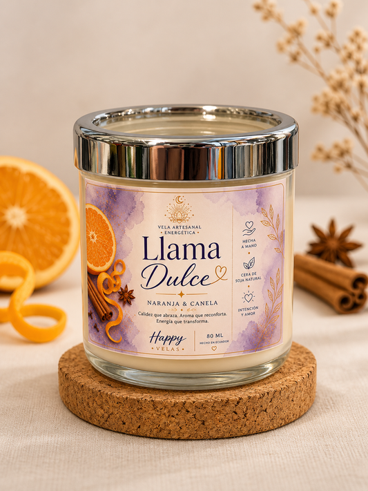 Llama Dulce – Naranja & Canela (80 ml)