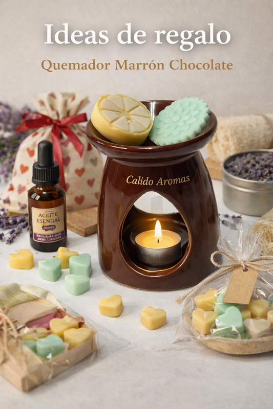 Quemador Marrón Chocolate – Cerámica