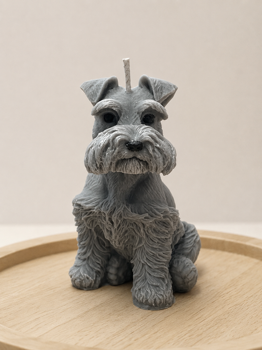 Vela Decorativa Schnauzer 🐾