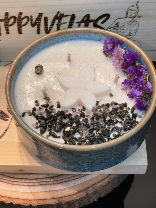 🧘‍♀️ Luz Mística – Vela Ritual 500g