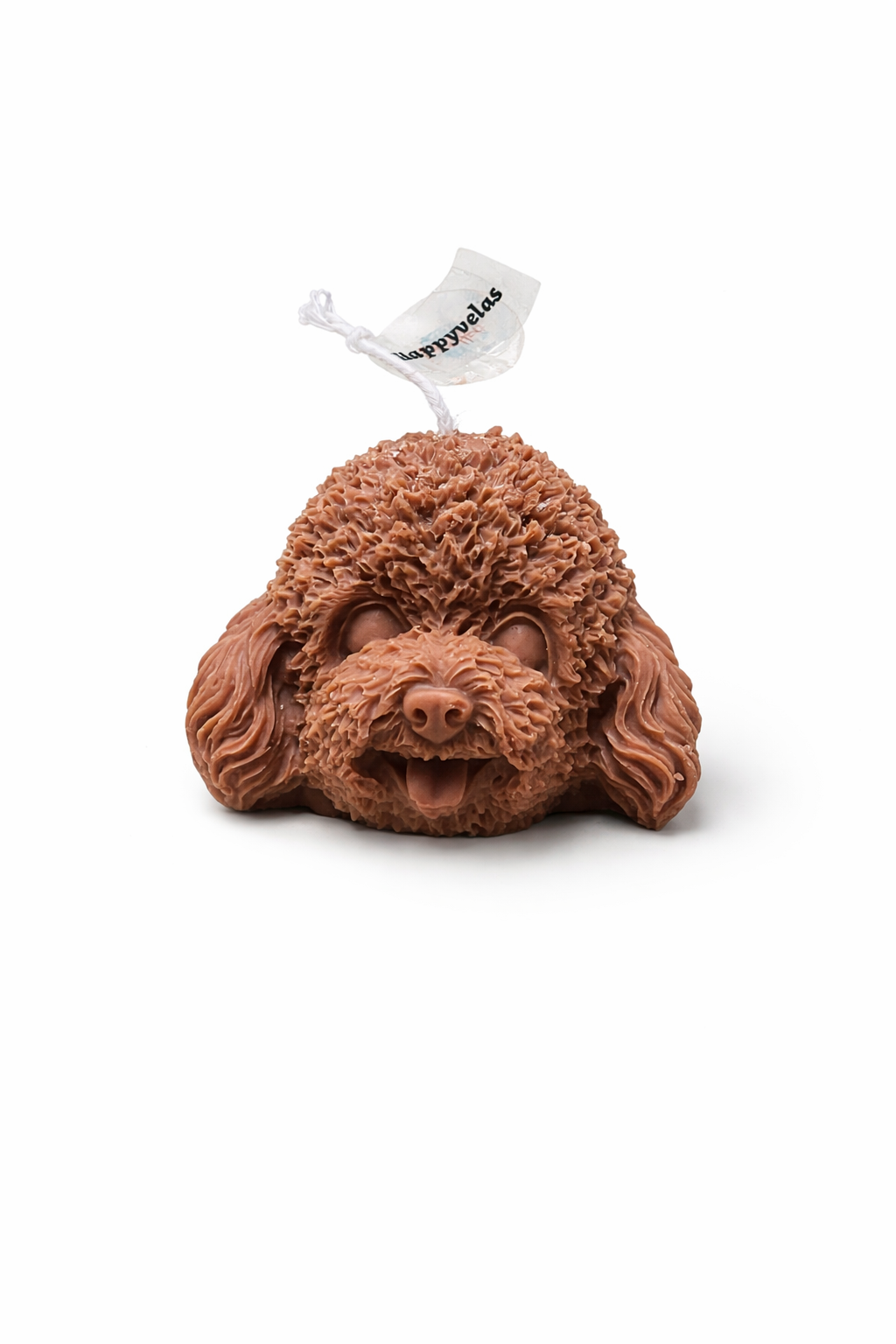 Vela Cabeza de Caniche Artesanal