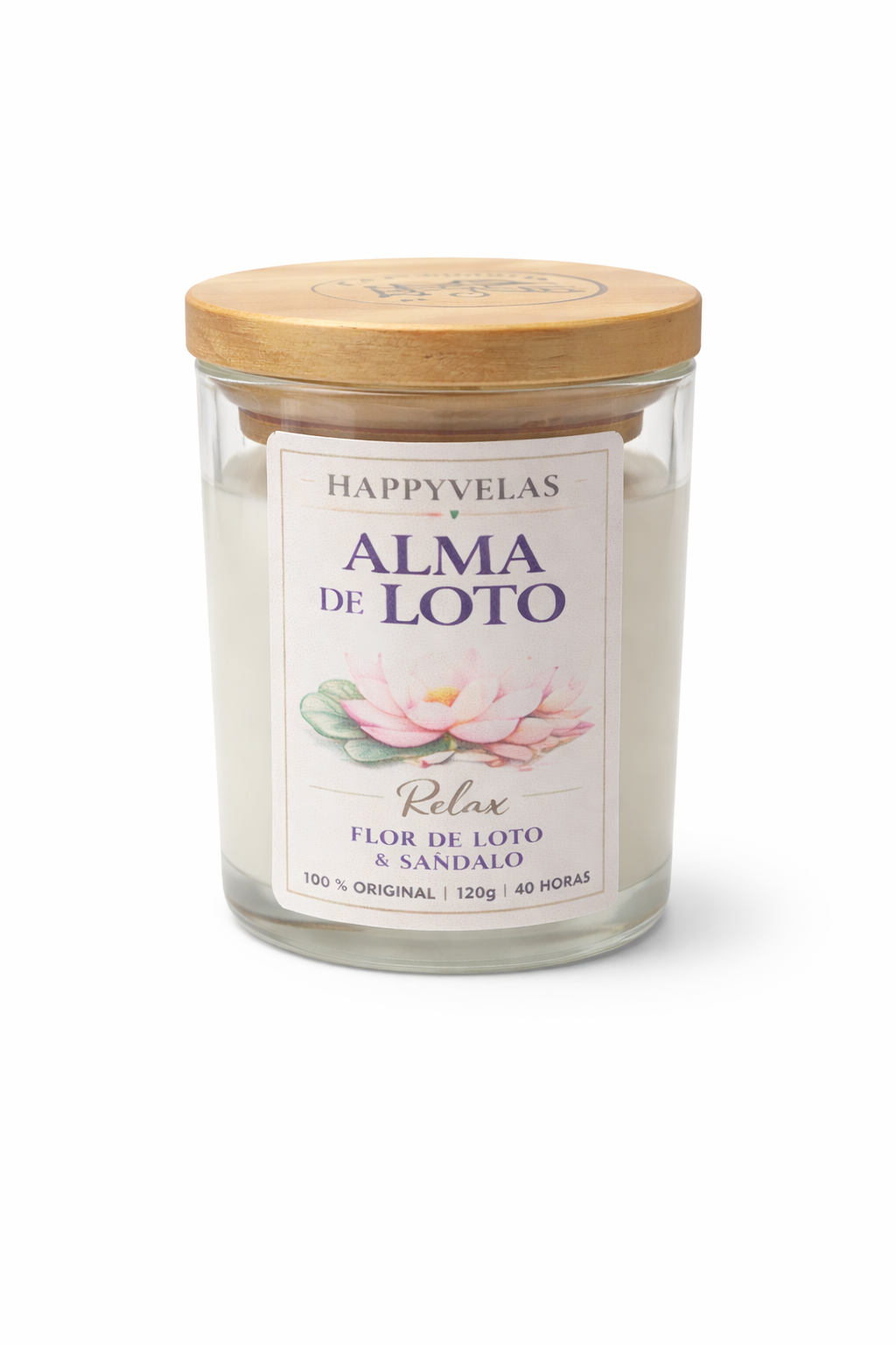 🌸 Alma de Loto – Vela aromática