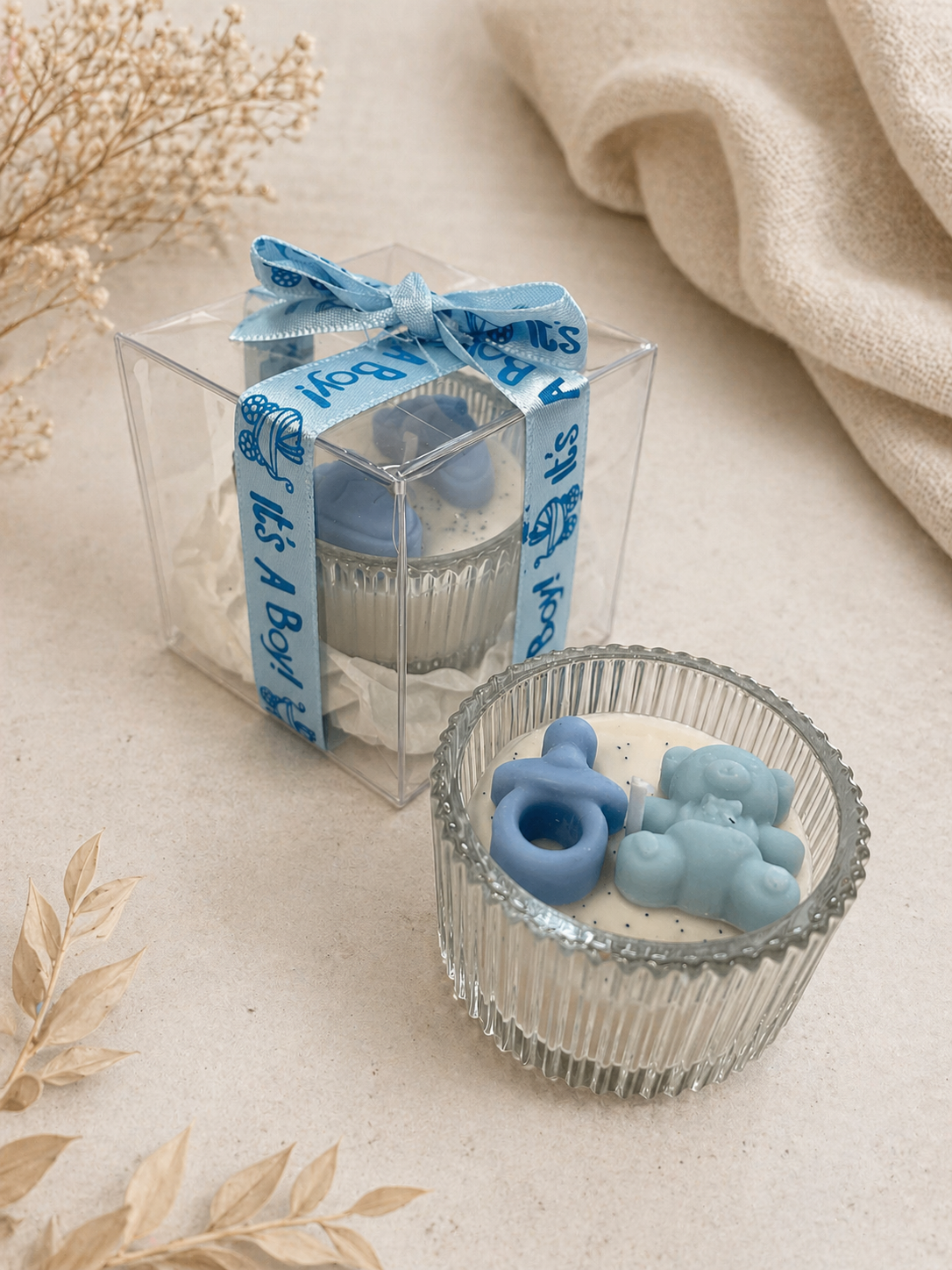 Mini Vela “Bienvenida Vida” – Regalo para Mamás Primerizas y Baby Shower