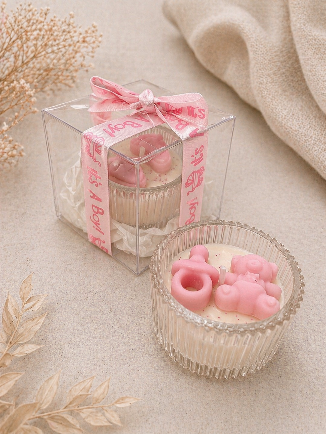 Mini Vela “Bienvenida Vida” – Regalo para Mamás Primerizas y Baby Shower
