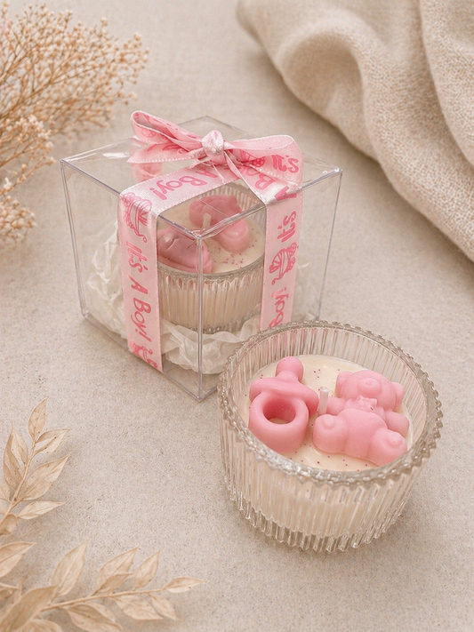 Mini Vela “Bienvenida Vida” – Regalo para Mamás Primerizas y Baby Shower