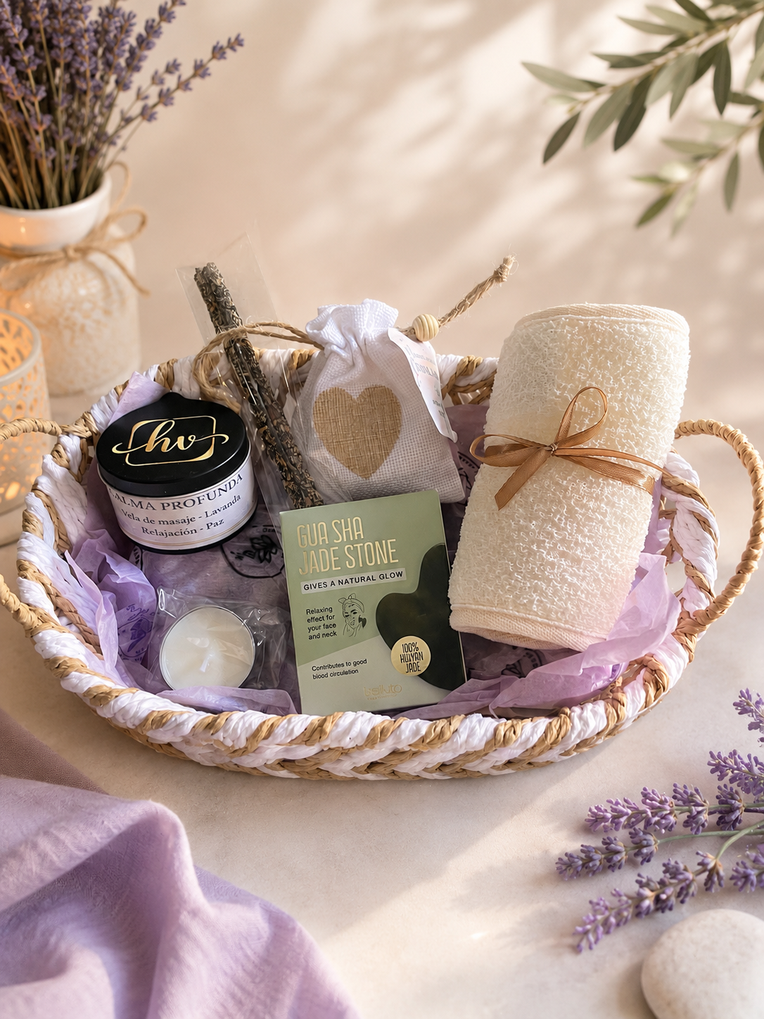 Cesta Ritual Calma Profunda – Happy Velas