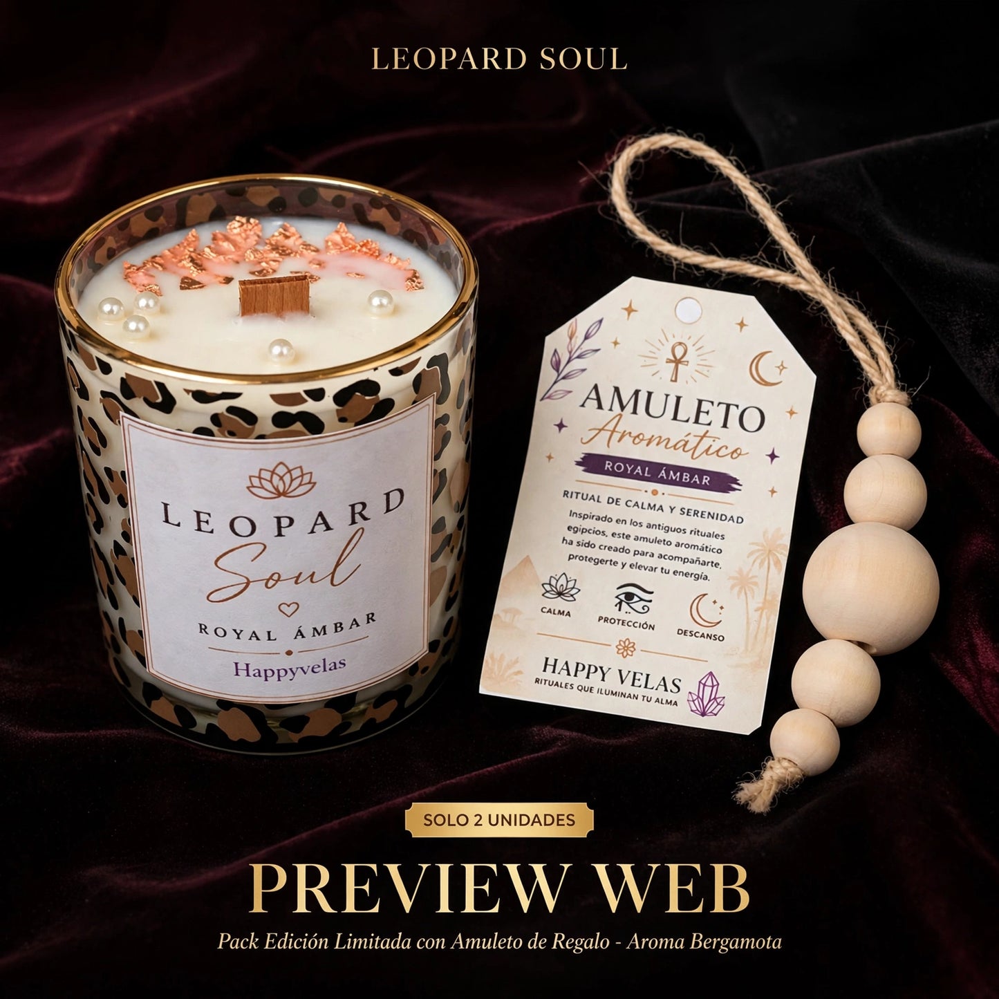 PACK LEOPARD SOUL - Edición Limitada Preview Web (Solo 2 Unidades) + Amuleto Royal Ámbar de Regalo